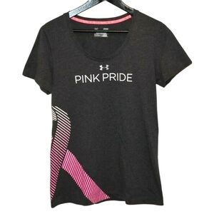 Under Armour Black T-Shirt with Pink Accents